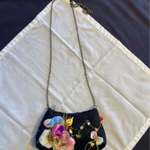 Mary Frances Mini Floral Embellished Bag